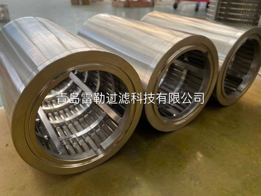 Chứng nhận 1-2,5m Wedge Wire V Wire Slot Tube cho việc tách chất lỏng rắn hiệu quả