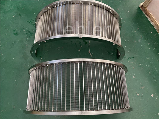 Chứng nhận 1-2,5m Wedge Wire V Wire Slot Tube cho việc tách chất lỏng rắn hiệu quả