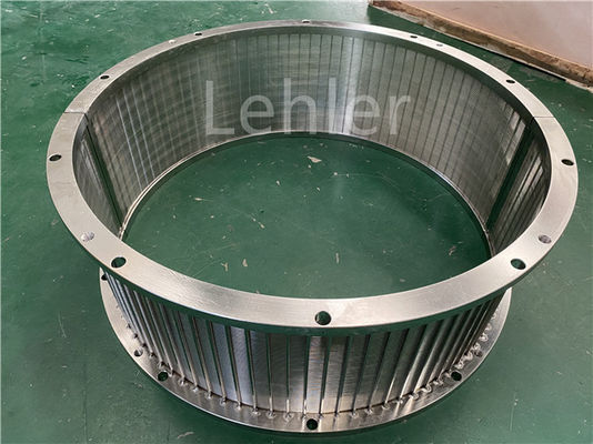 Quạt và quạt cát máy lọc Stainless Steel Wedge Wire màn hình